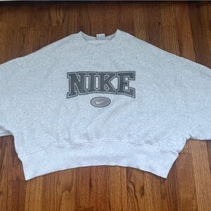 Nike Heather Gray Crewneck Sweatshirt